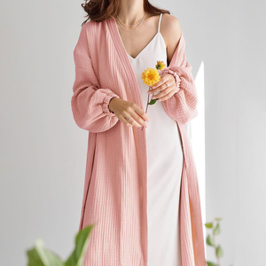Nuovo Prodotto <span class=keywords><strong>Camicia</strong></span> <span class=keywords><strong>da</strong></span> <span class=keywords><strong>Notte</strong></span> a Maniche Lunghe Traspirante e Delicata sulla Pelle per Donne 2026 Pigiama in Puro <span class=keywords><strong>Cotone</strong></span> all'Ingrosso Abbigliamento per Casa - Product Image 1