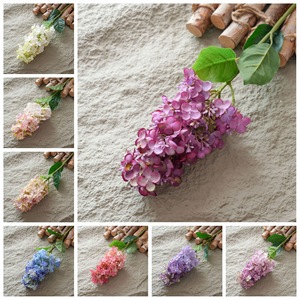 CallaFloral <b>Artificial</b> <b>Hydrangea</b> Bouquet Multi Color Eco Friendly Wedding Decorations Hand Held Floral Arrangement - Product Image 3