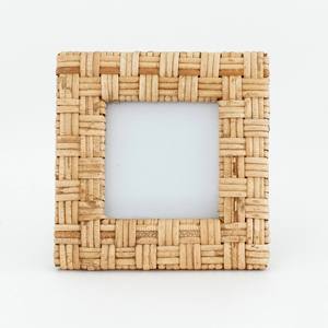 Cadres photo décoratifs en rotin tressé, cadre photo simple pour la décoration de table - Product Image 2