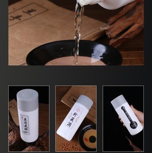 Botella de vino de vidrio con tapa sellada doble para vino amarillo y vino de arroz con bloqueo de luz blanca de gama alta - Product Image 4