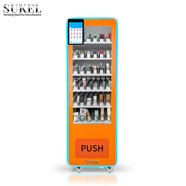 Smart Medium Cosmetic Sample Vending Machine Touch Screen 24H Self-service Beauty Retail Equipment