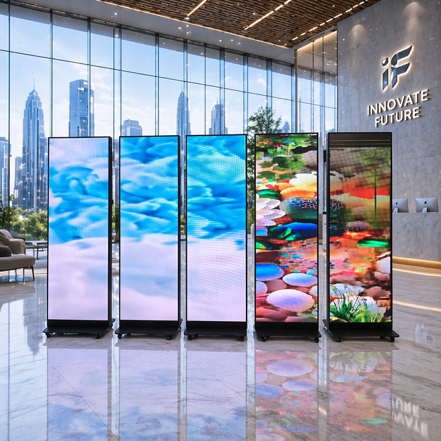 Indoor P2 LED Panel Ultra-Thin Flexible Soft Transparent LCD Poster Screen Foldable Screen Display