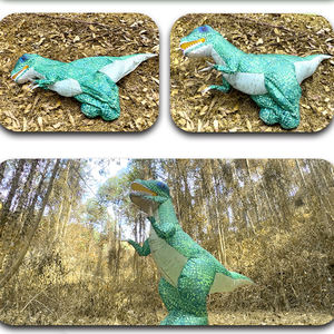 Jouet gonflable dinosaure pour enfants, dinosaure interactif préhistorique <span class=keywords><strong>T</strong></span>-<span class=keywords><strong>rex</strong></span>, <span class=keywords><strong>radiocommandé</strong></span>, aventure géante, jeu de dinosaure - Product Image 1