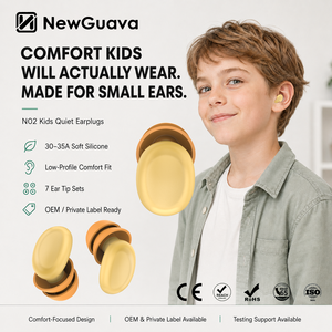 Children Airplane <strong>Ear</strong> <strong>Plugs</strong> Compact Reusable Sound Reducing Earplugs Low Pressure Soft Fit Vacation Airport OEM Custom Packaging - Product Image 1
