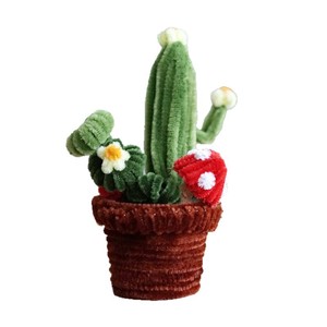 Desktop Mini-Garden <b>Craft</b> <b>Kit</b> Grow a Charming Collection of Pipe Cleaner Cacti Tulips More in Their Own Tiny Pots - Product Image 1