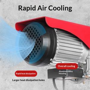 Palans électriques <span class=keywords><strong>100</strong></span>% cuivre pur 220V, <span class=keywords><strong>mini</strong></span>-grue domestique, <span class=keywords><strong>treuil</strong></span> à câble 0,5 tonne, élévateur - Product Image 5