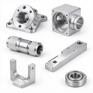 Composants mécaniques usinés sur mesure CNC, pièces multi-matériaux en aluminium, laiton et acier inoxydable fabriquées selon votre dessin - Product Image 1