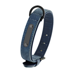 <span class=keywords><strong>Collar</strong></span> y correa ajustable de cuero transpirable con logotipo personalizado, venta al por mayor - Product Image 4