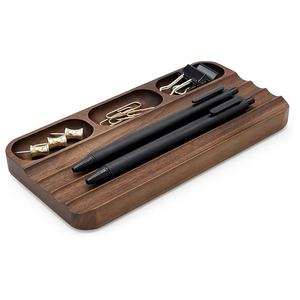 อุปกรณ์จัดระเบียบสำนักงานแบบชนบท-ถาดไม้7.5x3.75 "สำหรับพื้นที่ทำงานของพ่อและของขวัญสำหรับคุณครู - Product Image 2