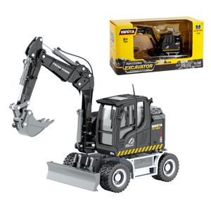 รถตักล้อยางแบบจำลอง Huina 1725 ขนาด 1/50 ผลิตจากโลหะผสมอะลูมิเนียม สำหรับงานก่อสร้าง - Product Image 1