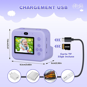 Kerst Verjaardag Festival Cadeau Geschenken <span class=keywords><strong>Kids</strong></span> Printbare Printcamera Voor Kinderen Video Instant Print <span class=keywords><strong>Kids</strong></span> <span class=keywords><strong>Camera</strong></span> Digitaal - Product Image 6