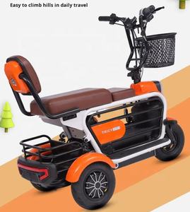 Scooter électrique de 3 roues avec le tricycle électrique de batterie de passager de doubles sièges - Product Image 3