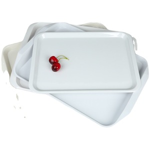 Wuhe A5 Melamine Serving <b>Tray</b> <b>Large</b> Square Food Grade Unbreakable For Catering Fast Food Restaurant Tea Service - Product Image 1