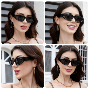 <span class=keywords><strong>Occhiali</strong></span> da Sole da Donna di Lusso Fashion Y2K di Produttori di Qualità Superiore con Montatura a Occhio di Gatto in Acetato, Lenti Polarizzate e Logo Personalizzato - Product Image 5