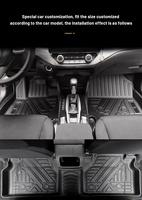 Tapis de voiture antidérapants tapis de coffre en caoutchouc tapis de sol de voiture le plus populaire pour VOLVO S60 Tpe tapis de voiture