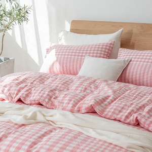 100% Rửa Sạch Bông Duvet Cover Set Mô Hình Hình Học <span class=keywords><strong>Comforter</strong></span> Tất Cả Các Mùa Nhà Thoải Mái Ngủ Bộ Đồ Giường Cho Tất Cả Các Mùa Nhà - Product Image 3