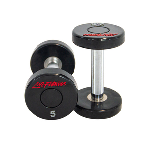 Paire d'haltères en fonte robuste avec poignée chromée en acier inoxydable, antidérapante et antirouille, pour l'entraînement musculaire - Product Image 4