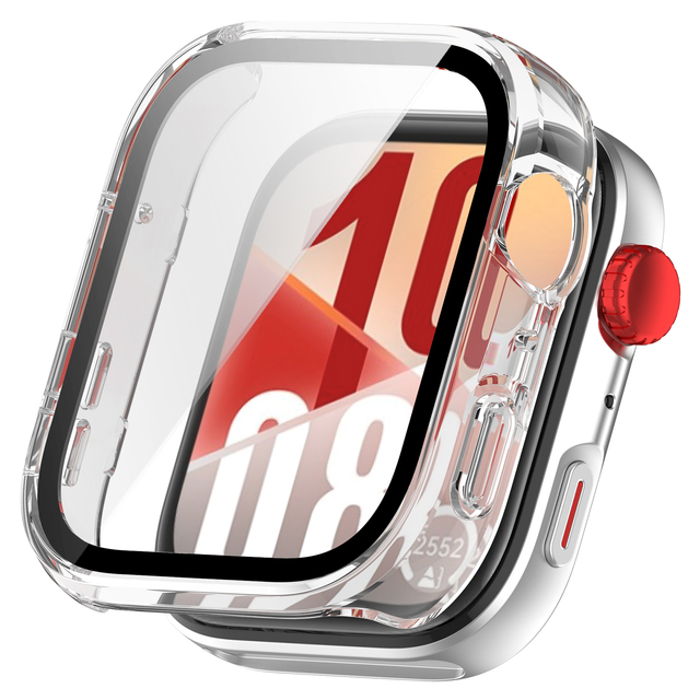 Hard PC case with tempered glass screen protector watch case for huawei fit 4