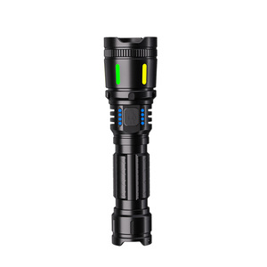 Long Range <b>LED</b> Telescopic Zoom <b>Touch</b> Flashlight White Power Display Type-C Rechargeable Hand <b>Light</b> - Product Image 6
