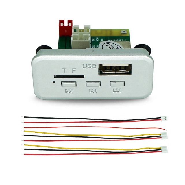 USB Mini Wireless Speaker MP3 Player Music Module Audio Board Kit 12V
