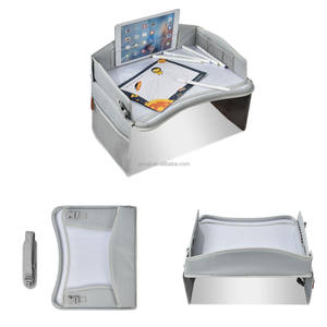 Bandeja de viaje para asiento de coche para niños, accesorios de bandeja para asiento de coche, mesa de actividades para niños pequeños, escritorio de vuelta con organizador de viaje de carretera, elementos esenciales - Product Image 3