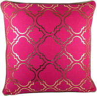 Feuille d'or métallique Marocaine Housse De Coussin 43x43 cm tenir oreiller Canapé coussin Chaud estampage taie d'oreiller
