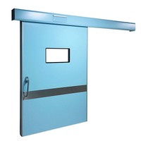 Porte coulissante automatique sans contact intelligente pour hôpitaux et cliniques Porte médicale hermétique en acier inoxydable