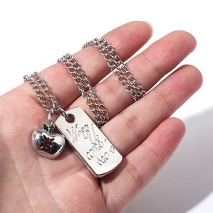 キュートなリンゴ「帰ってきたら」ペンダント チョーカー ゲーム 恋と深空 セイヤ コスプレ ネックレス - Product Image 2