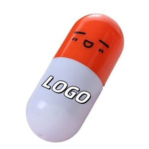 Stylo bille rétractable en plastique X418 en forme de mini-capsule, idéal pour la promotion publicitaire, avec logo personnalisé, pour fournitures scolaires (vente en gros) - Product Image 1