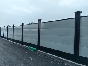 Hiện Đại 3D Thiết Kế PVC An Ninh Hàng Rào Rèn Sắt Chuỗi Liên Kết Trellis 2M Lỗ Vuông Bài Viết Phẳng Bài Mũ Đường Lái xe Trang Trại Nhựa - Product Image 3