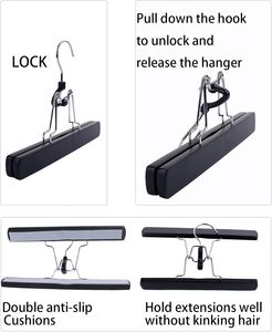 Sac de rangement pour extensions de cheveux avec cintre, support de rangement pour postiches, étui de transport pour perruques, sacs de rangement pour coiffures - Product Image 4