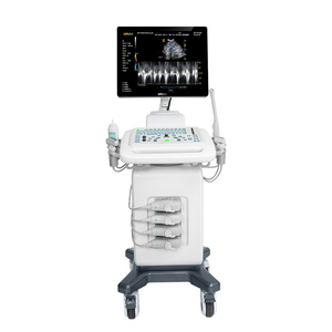 BPU90 Mesin Ultrasound Doppler Warna, Penyangga Troli Ultrasound untuk Hewan Peliharaan