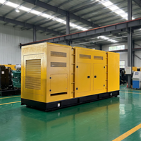 Vente directe d'usine, générateurs diesel électriques insonorisés refroidis par eau triphasés 400Kw 500Kw 800Kw 1000Kw Generador pour l'industrie