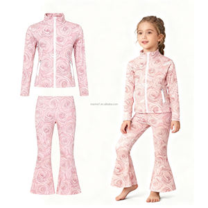 ملابس فتيات بالجملة مجموعة اليوجا واللياقة البدنية للأطفال ، صالة رياضية للفتيات الصغيرات ، تدريب اللياقة البدنية ، الرقص - Product Image 5