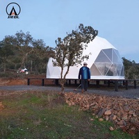 Grande tente géodésique d'extérieur Igloo 6m, dôme de glamping pour le camping