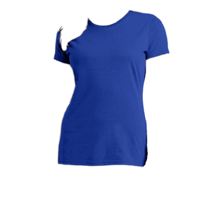 OEM Custom Printed 100% Cotton Jersey 200gsm Solid Streetwear Women's T-Shirts Slim Fit Breathable Eco-Friendly Garment Dyed - Product Image 2