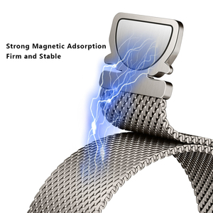 Nouveau bracelet à boucle milanaise en métal pour Apple Watch Series 10/9/8/7 Parachute boucle bande 46mm 49mm 45mm Bracelet ceinture en acier inoxydable - Product Image 3