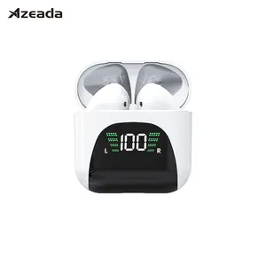 PRODA/AZEADA PD-BT112 LingconTWS Bluetoothイヤホン充電ボックス付きデジタルディスプレイBTV5.0イヤフォンiPhone用