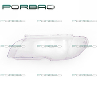 PORBAO pour E46/COUPE 2004-2006, couvercle de phare transparent pour voiture, lentille de phare, abat-jour en plastique, pièces automobiles