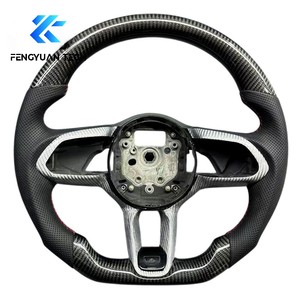 Volant sport personnalisé en cuir et fibre de carbone Forgiato pour <span class=keywords><strong>Jaguar</strong></span> XF R-sport F-type F-<span class=keywords><strong>pace</strong></span> <span class=keywords><strong>E</strong></span>-<span class=keywords><strong>Pace</strong></span> XE Series - Product Image 1
