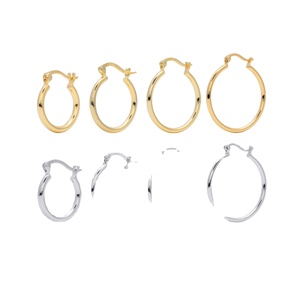 Hollow Tube Hoop <b>Earrings</b> S925 Sterling <b>Silver</b> Freshwater <b>Pearl</b> Vintage Wedding Hypoallergenic Minimalist Everyday Luxury - Product Image 1