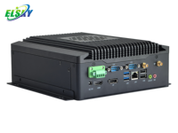ELSKY Nouveau Mini PC Industriel Sans Ventilateur IPC6901-2C Intel 11e Génération I3/i5/i7 Core Tiger Lake QM11U 4K 60Hz DP Double LAN 6*COM DDR4