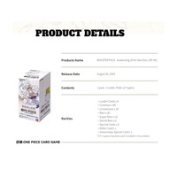 Boîte de boosters One Piece TCG OP 05 Réveil de la Nouvelle Ère, jeu de cartes à collectionner, 24 paquets, cartes anime à collectionner, vente en gros