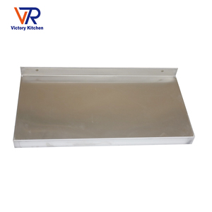 Estante de pared plana de acero inoxidable comercial VICTORY KITCHEN, equipo de catering, estante SS para suministros de laboratorio y restaurante - Product Image 4