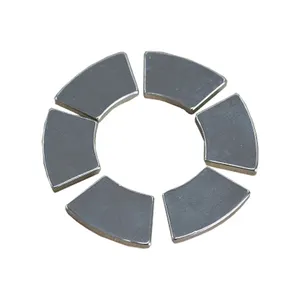 Custom N52 N35 Neodymium Magnet Trapezoid Wedge Gold Industrial Motor Pot Arc Cup Neodymium Ferrite Magnet NDfeb Motors