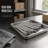 DONGMA Tête de meulage rotative électroplaquée à pointe diamantée pour la sculpture sur jade, la réparation de moules, OEM ODM, vente en gros