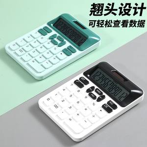 Calculatrice solaire blanche 160x112x20 en ABS pour usage bureautique et financier DX-908 - Product Image 5