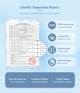 Extensions de cheveux humains vierges bruts 100% naturels Lanxun, double épaisseur, invisibles, pointe en V, pointe en K, bouclés, pour salon – Fournisseur de choix - Product Image 6