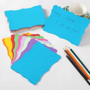 Cartes en papier découpées sur mesure, différentes couleurs, formes et tailles, pour projets de bricolage, fabriquées à Dongguan - Product Image 4