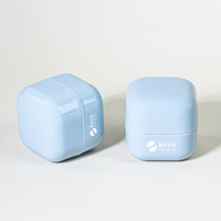Offre Spéciale 30g Bleu En Plastique PP Crème Petit Pot Récipient Cosmétique Vide Écologique avec Mignon Sucre Forme Crème Visage Emballage